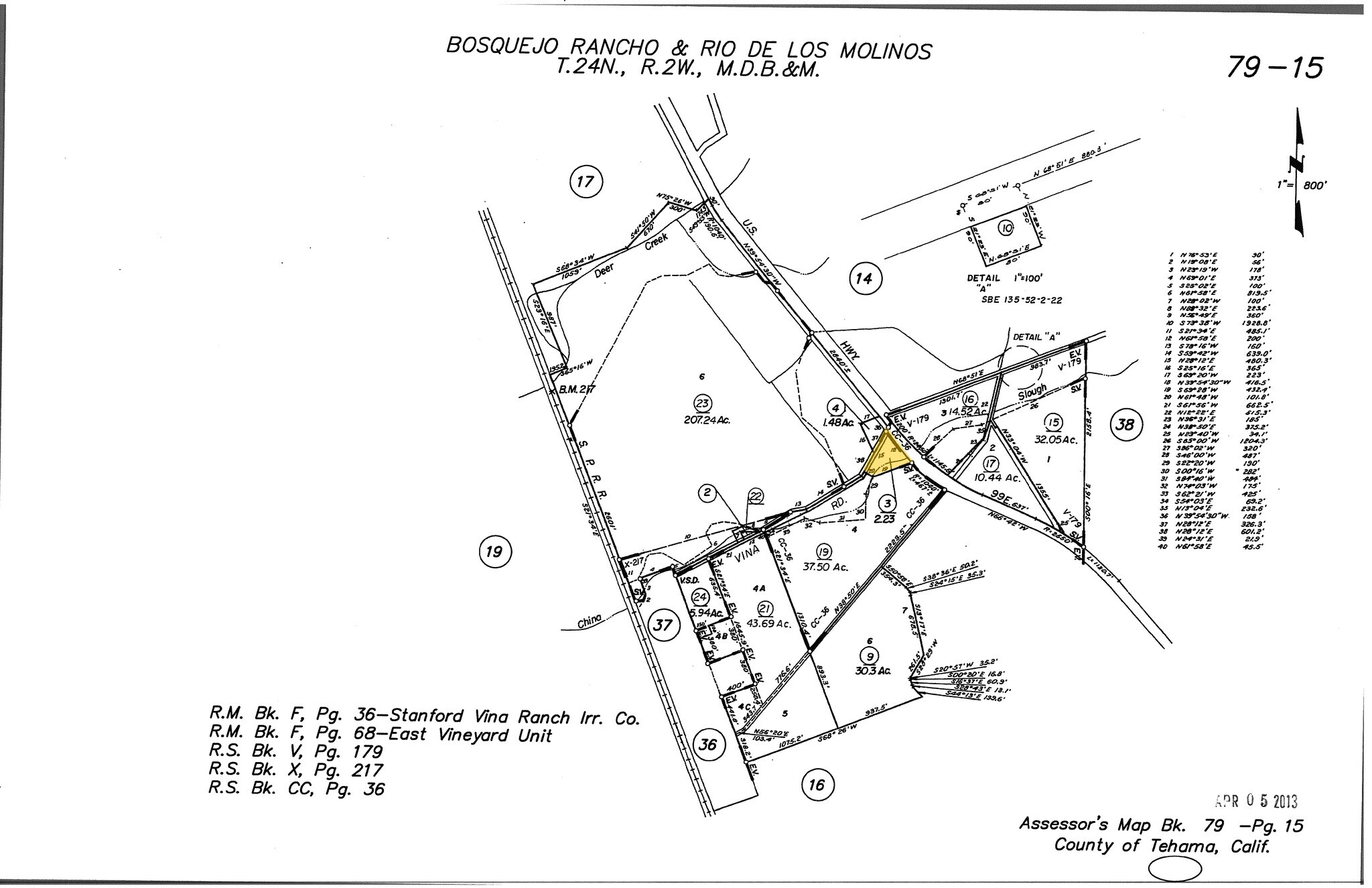 4945 Highway 99 E, Vina, CA for sale Plat Map- Image 1 of 1