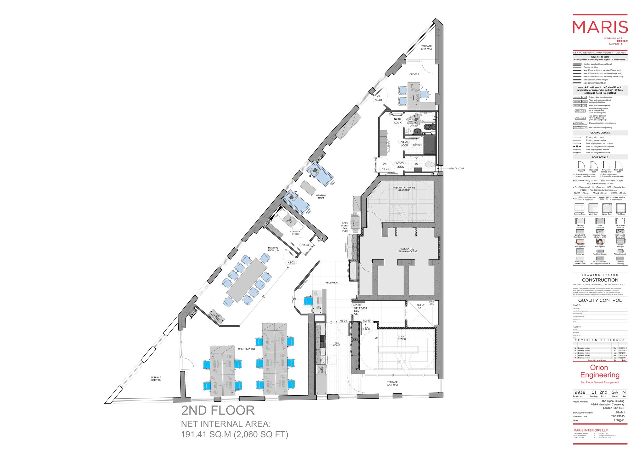 93 Newington Causeway, London for lease Site Plan- Image 1 of 1
