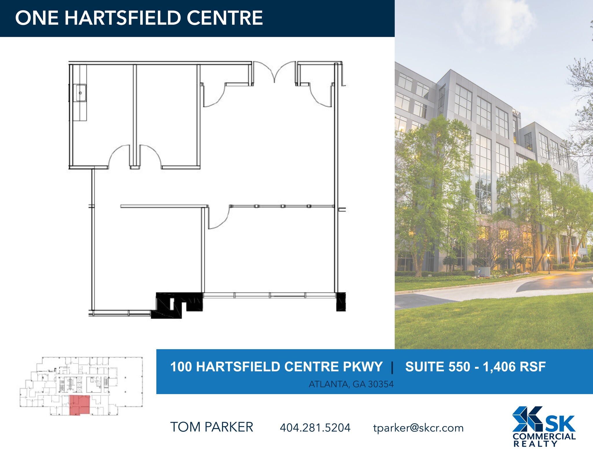 100 Hartsfield Centre Pky, Atlanta, GA for lease Site Plan- Image 1 of 1