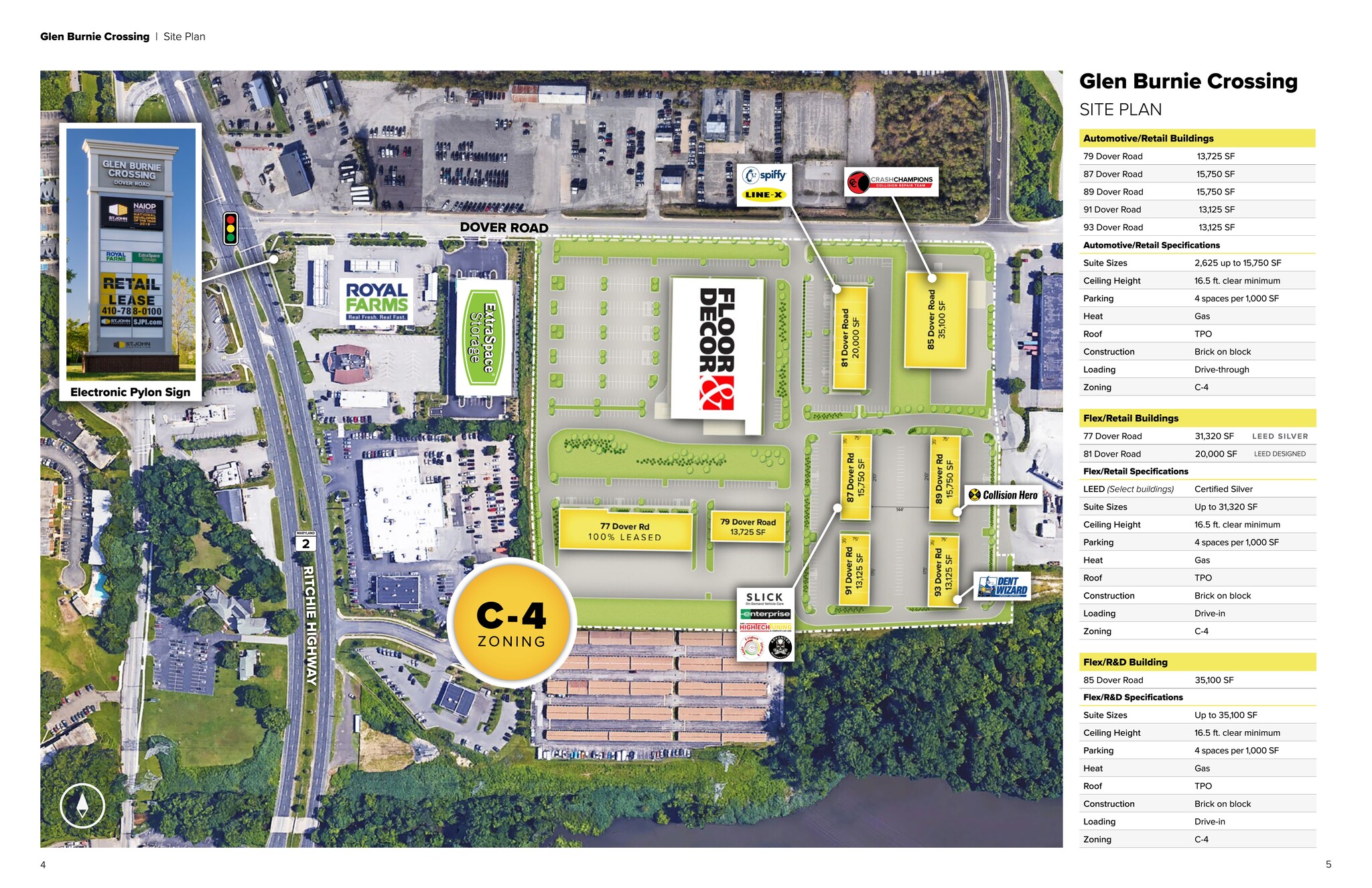 81 Dover Rd, Glen Burnie, MD for lease Site Plan- Image 1 of 4