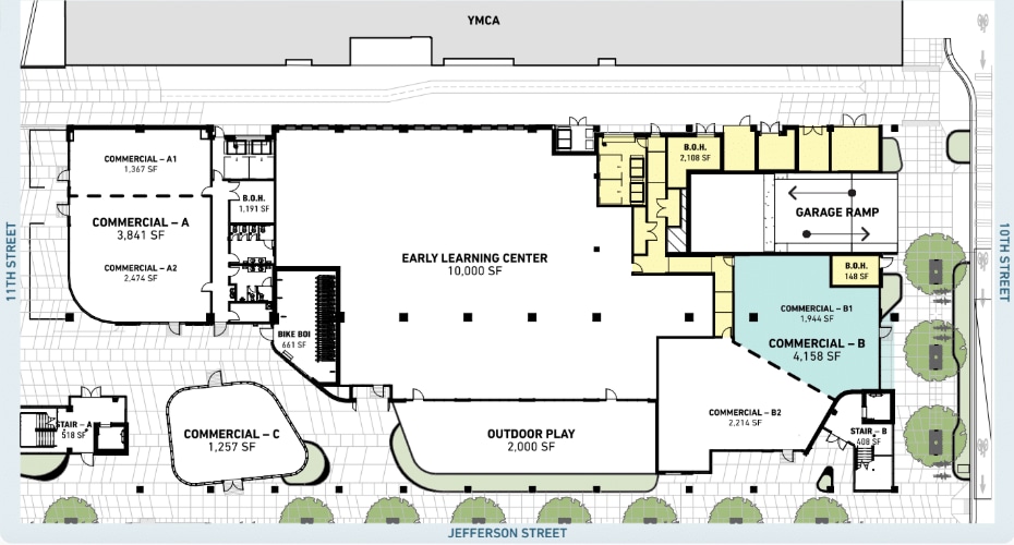 1010 W Jefferson St, Boise, ID 83702 - Unit B1 -  - Floor Plan - Image 1 of 2