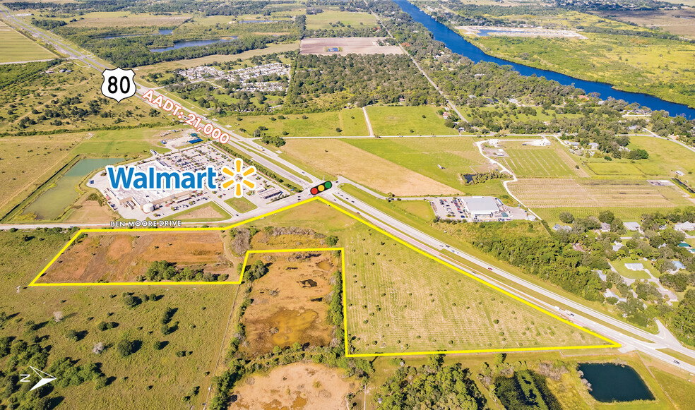 W. Hickpochee & SR-80, Labelle, FL for sale - Aerial - Image 2 of 6