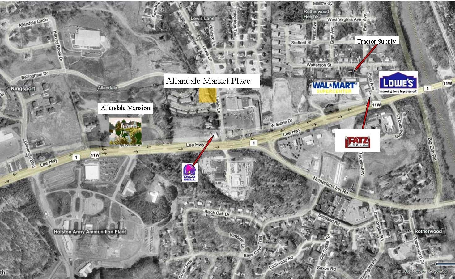 43204330 W Stone Dr, Kingsport, TN 37660 Allendale Market Place