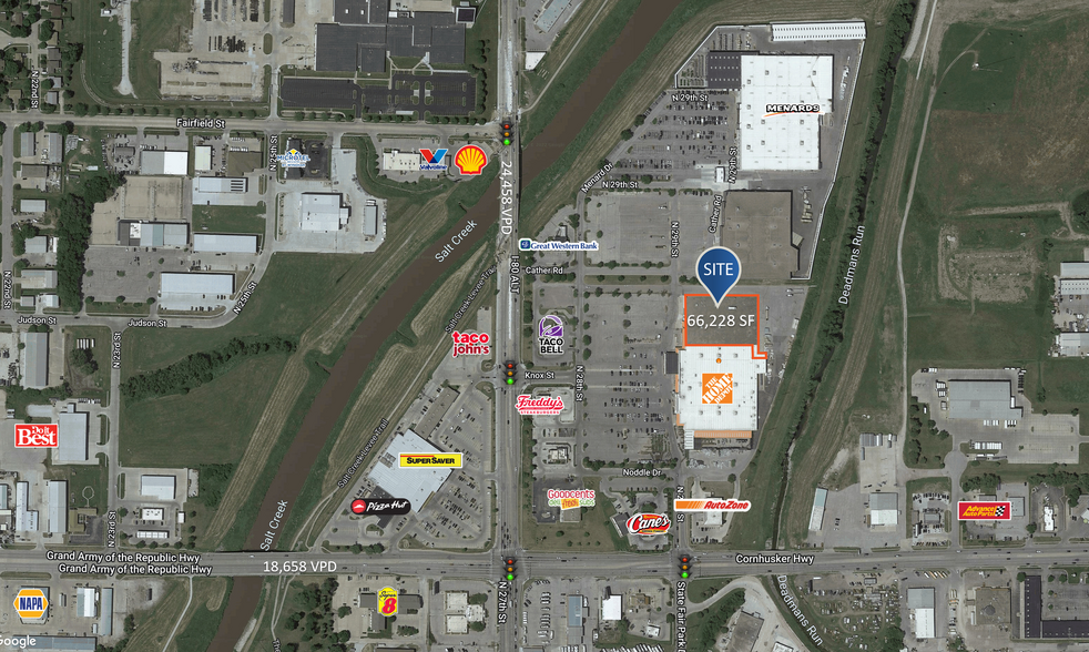 3300 N 27th St, Lincoln, NE for lease - Aerial - Image 2 of 4