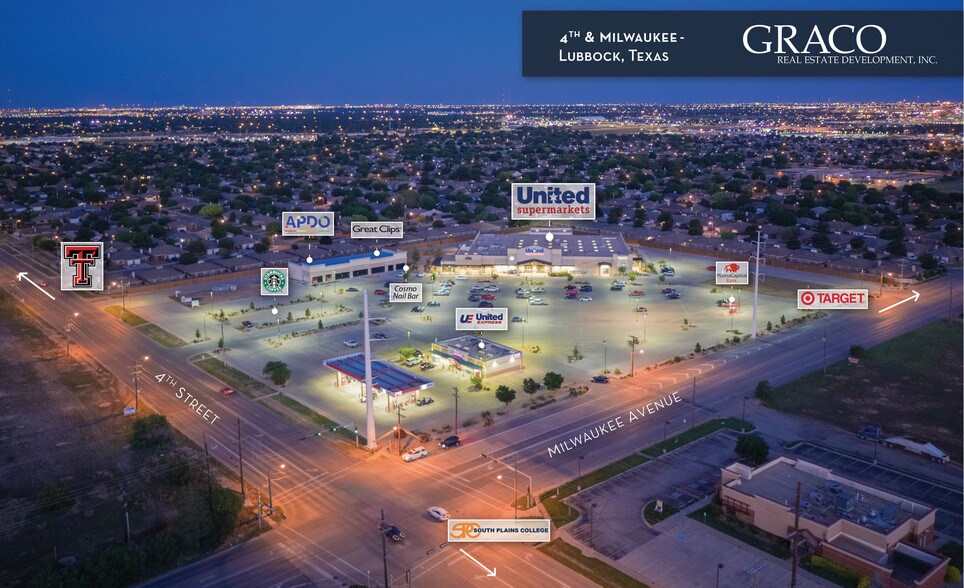 4th and Milwaukee Ave, Lubbock, TX for sale - Building Photo - Image 1 of 1
