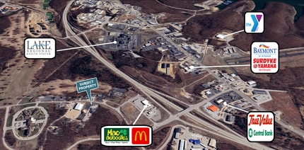 1191 Hwy KK, Osage Beach, MO - AERIAL  map view