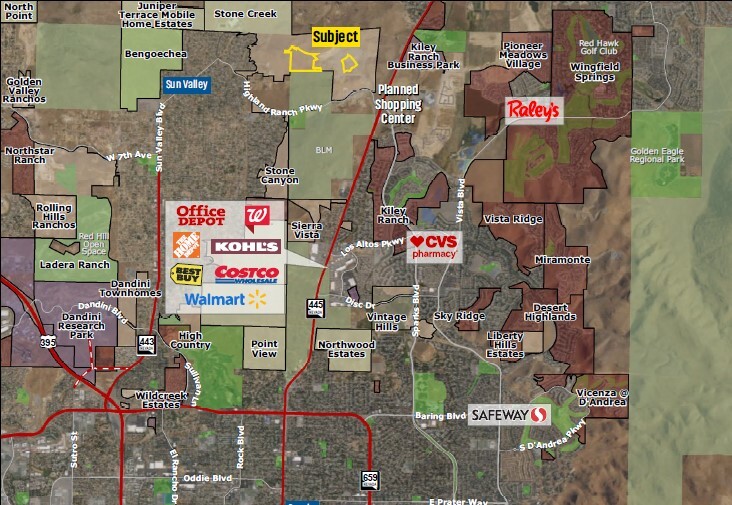 0 Bobcat Ridge Road, Sparks, NV for sale - Aerial - Image 3 of 3