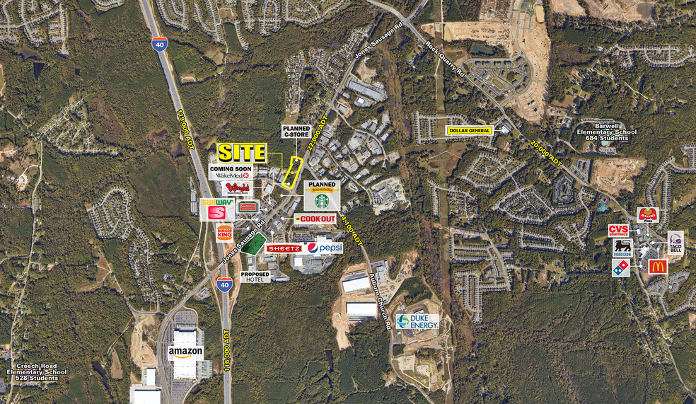 Jones Sausage Rd & Integrity dr, Garner, NC for lease - Primary Photo - Image 1 of 4