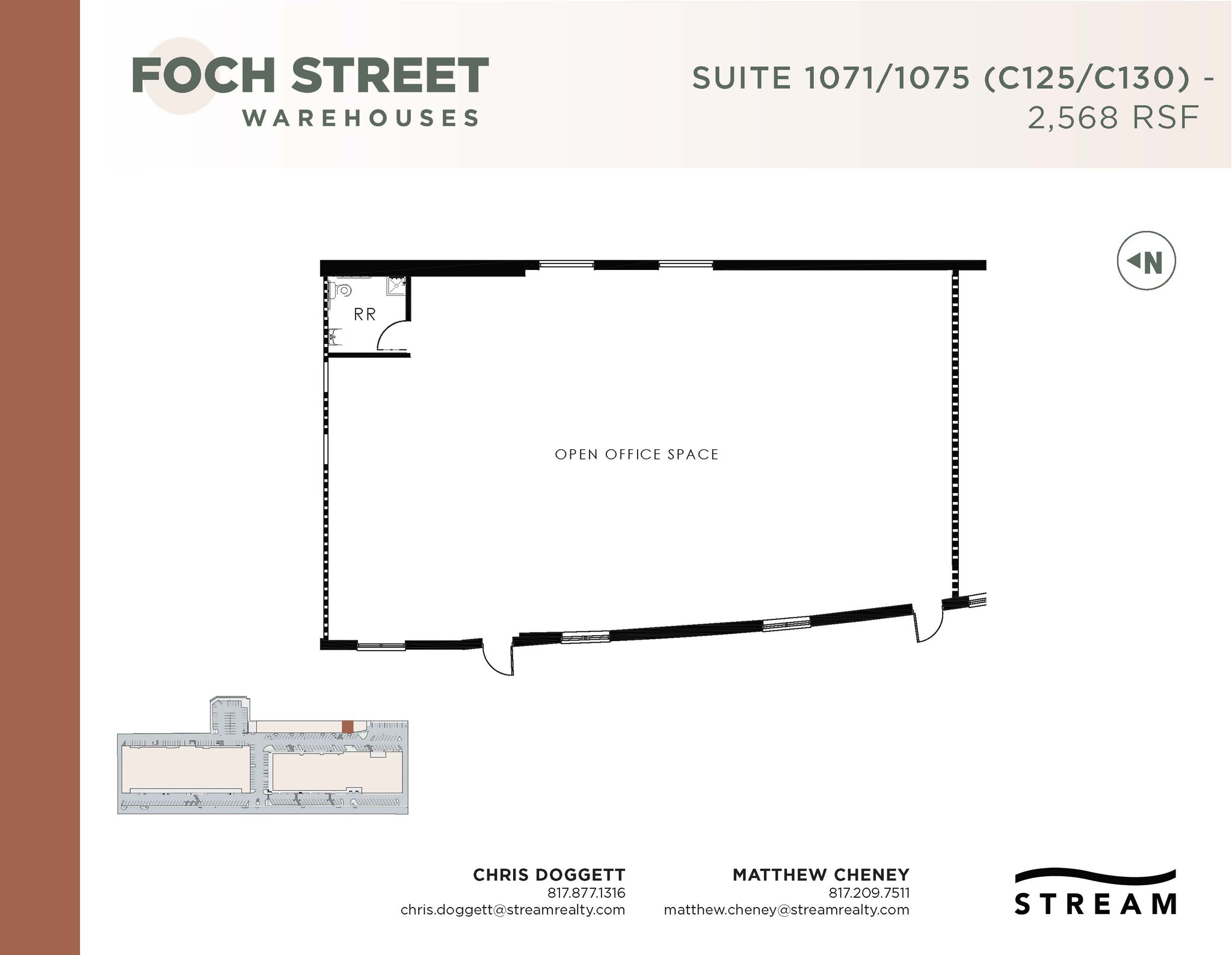 821-1075 Foch St, Fort Worth, TX for lease Floor Plan- Image 1 of 1