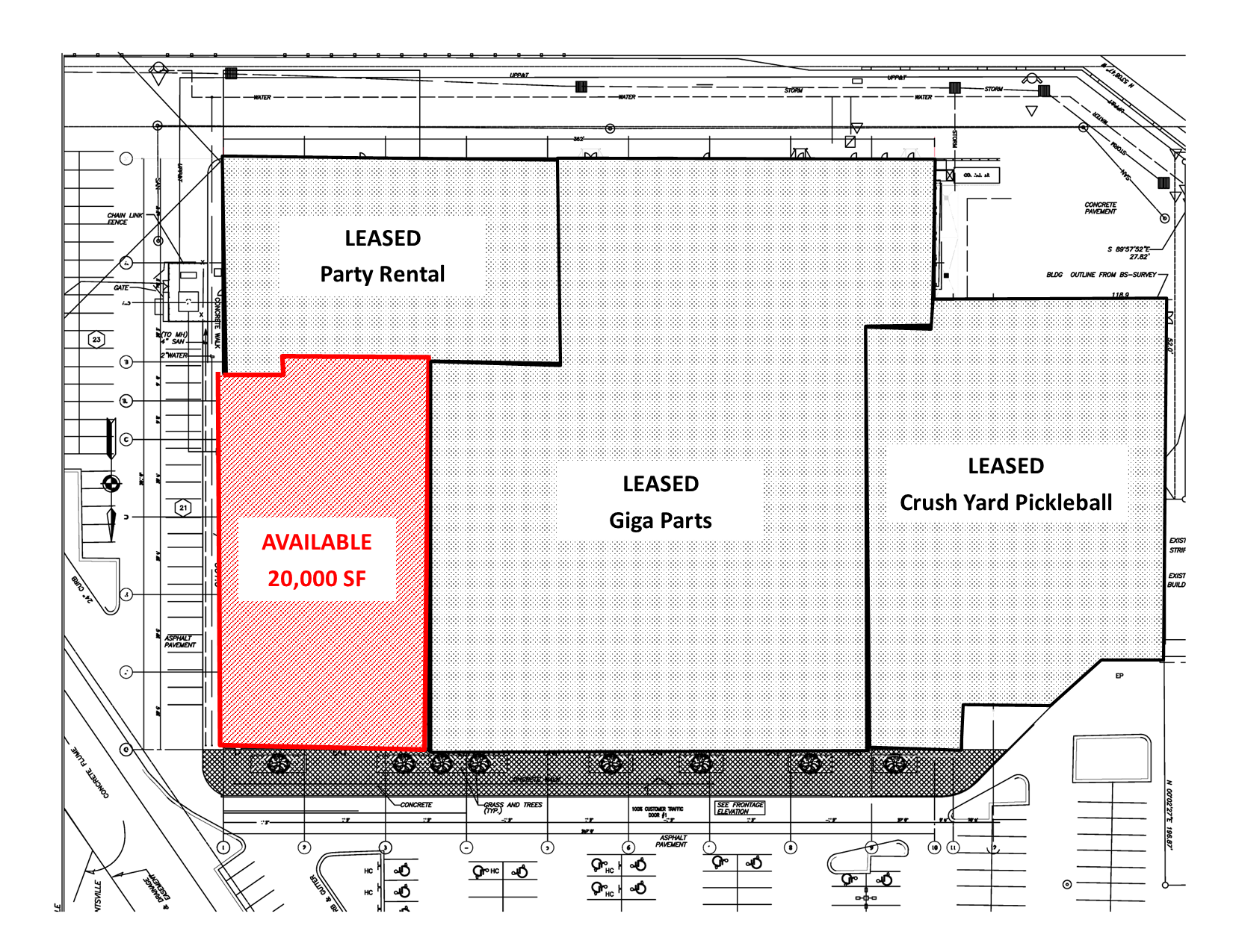 6125 University Dr NW, Huntsville, AL for lease Site Plan- Image 1 of 2