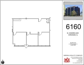 6160 N Cicero Ave, Chicago, IL for lease Floor Plan- Image 1 of 3