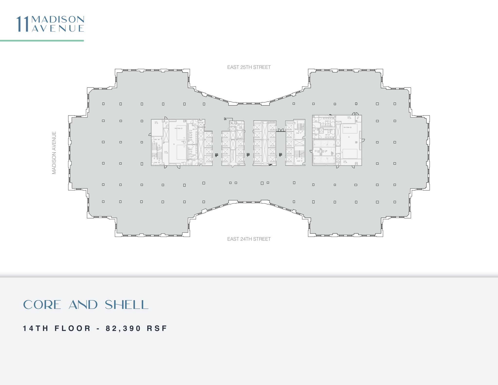 11 Madison Ave, New York, NY for lease Floor Plan- Image 1 of 2