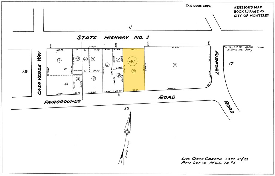 2124 Fremont St, Monterey, CA for sale - Plat Map - Image 2 of 3