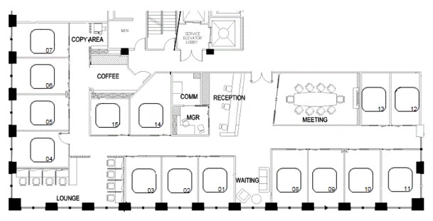 700 Louisiana St, Houston, TX for lease Floor Plan- Image 1 of 7