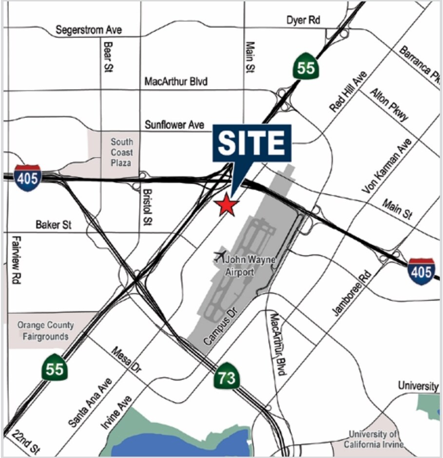 3187 Red Hill Ave, Costa Mesa, CA for lease Map- Image 1 of 2