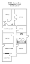 3470 S Sherman St, Englewood, CO for lease Floor Plan- Image 1 of 1