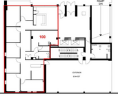 Floor Plan Unit 100