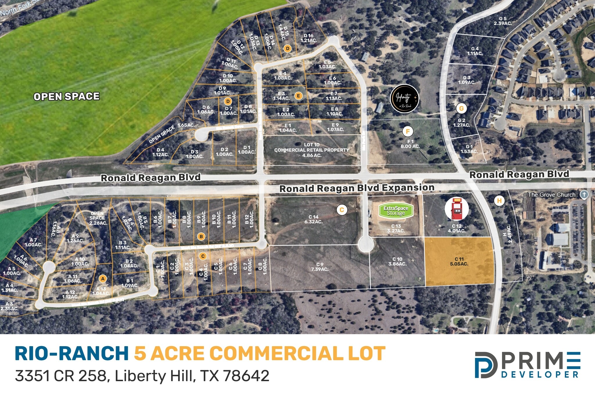 3148 Co 258 rd, Liberty Hill, TX for sale Site Plan- Image 1 of 8