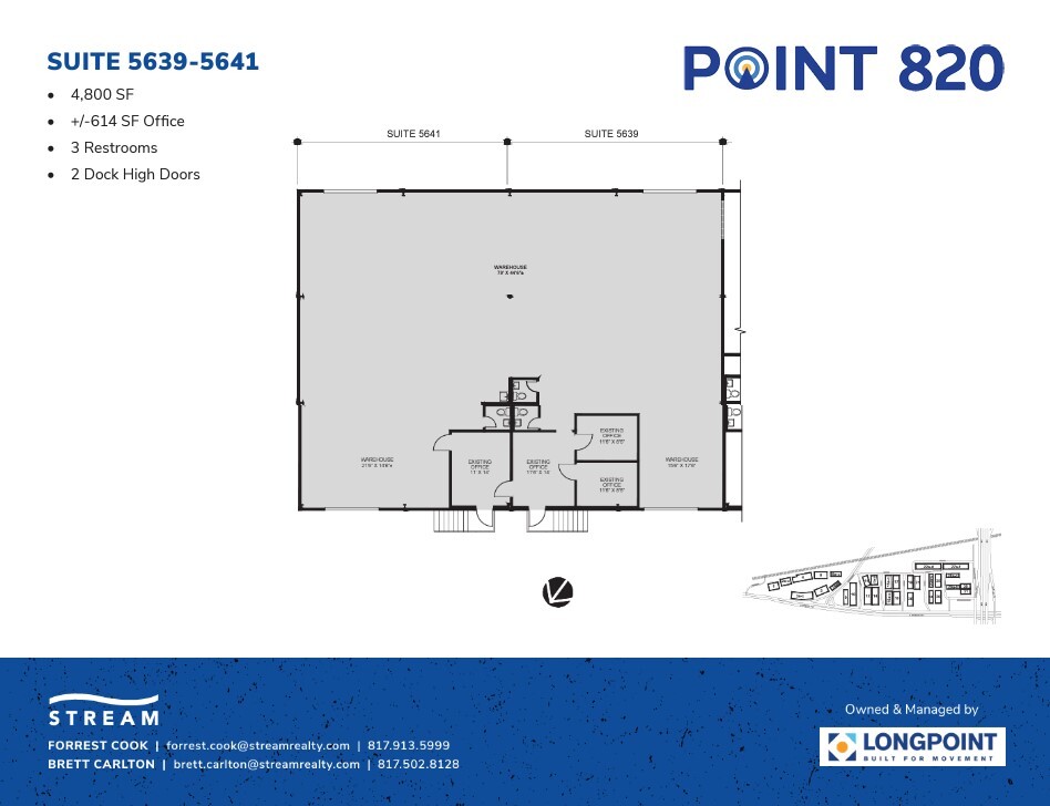 5721 E Rosedale St, Fort Worth, TX for lease Floor Plan- Image 1 of 1