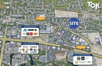 1201-1225 E Winding Creek Dr, Eagle, ID - AERIAL map view