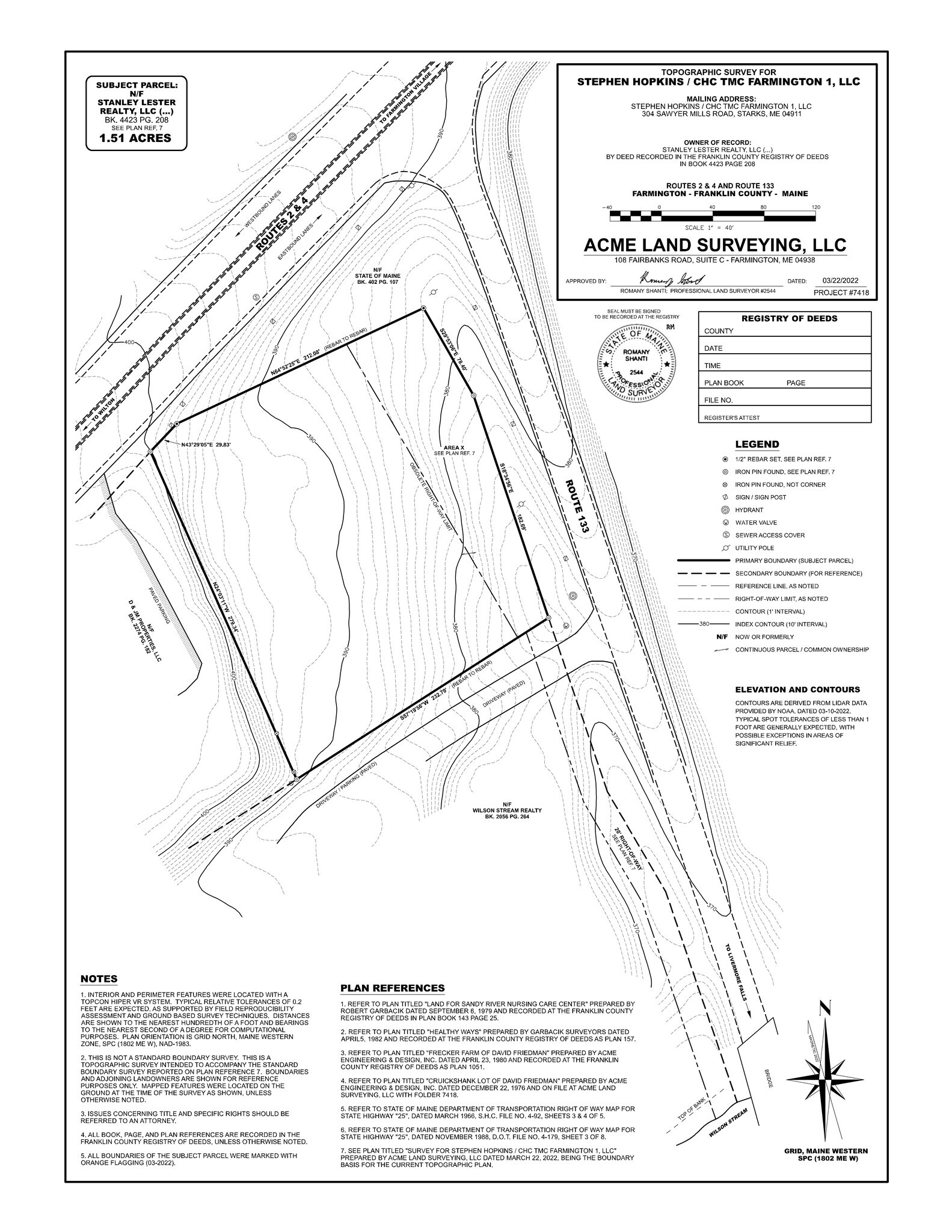133 Livermore Falls Rd, Farmington, ME for sale Site Plan- Image 1 of 2