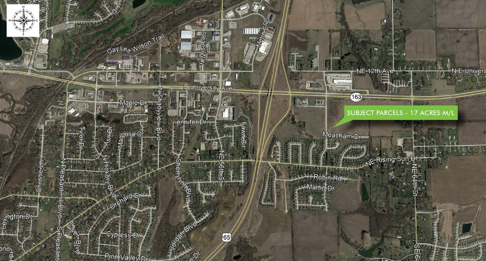 Meacham Dr NE 60th Street, Pleasant Hill, IA, 50327 Commercial Land