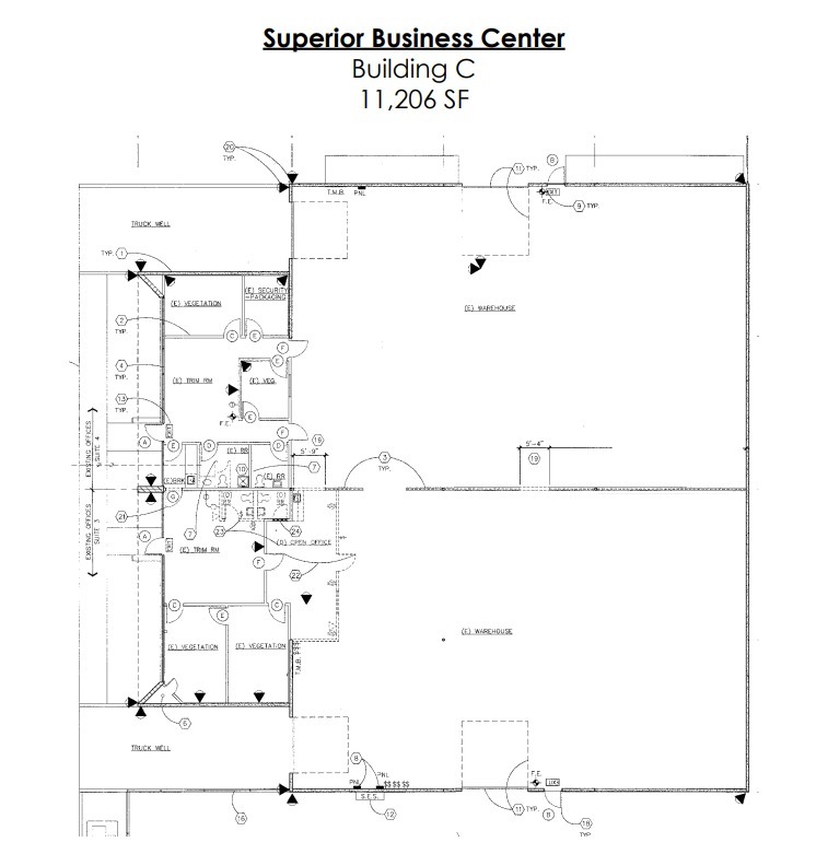 4116 E Superior Ave, Phoenix, AZ for lease Floor Plan- Image 1 of 1