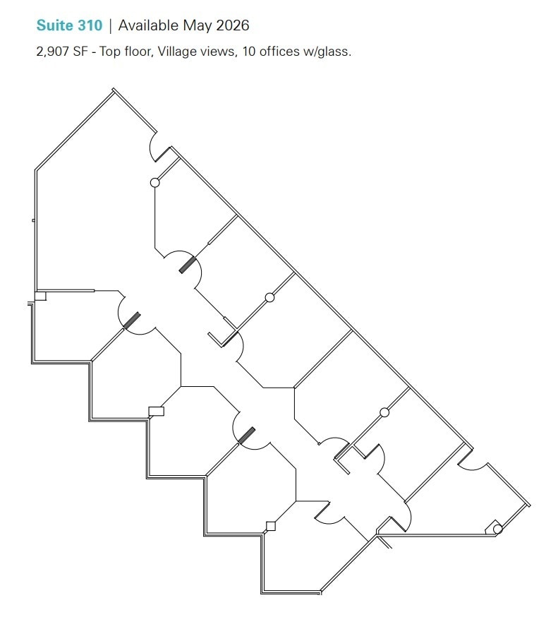 888 Prospect St, La Jolla, CA for lease Floor Plan- Image 1 of 1