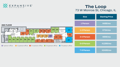 73 W Monroe St, Chicago, IL for lease Floor Plan- Image 1 of 4