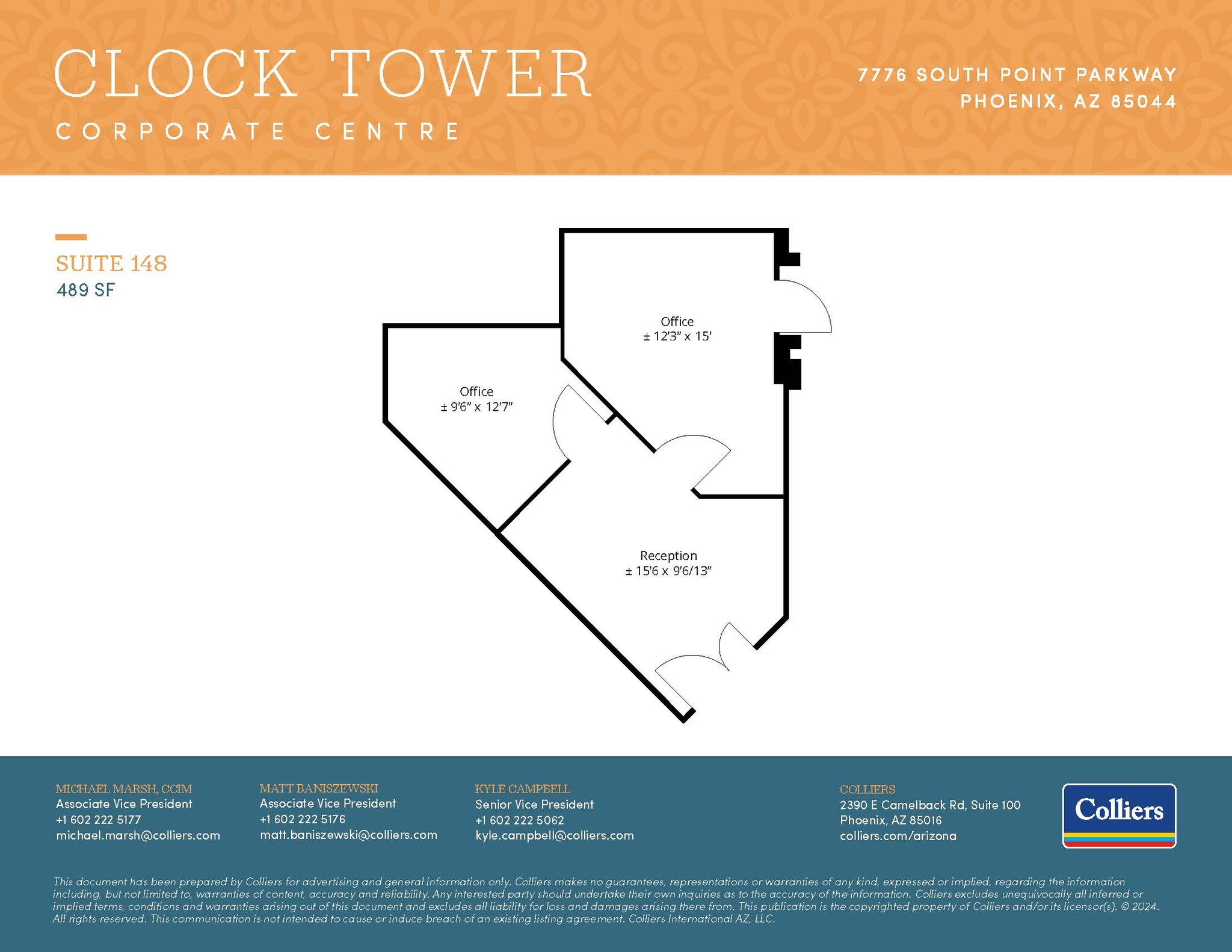 7776 S Pointe Pky W, Phoenix, AZ for lease Floor Plan- Image 1 of 1