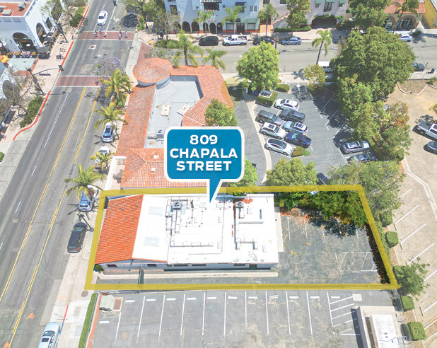 809 Chapala St, Santa Barbara, CA for lease - Aerial - Image 2 of 19