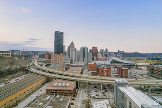 1200-1350 Penn Ave, Pittsburgh, PA - aerial  map view