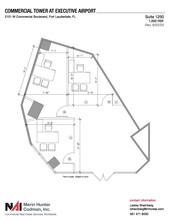 2101 W Commercial Blvd, Fort Lauderdale, FL for lease Floor Plan- Image 1 of 6