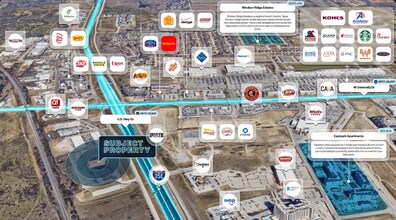 3651 N Interstate 35, Denton, TX - aerial  map view