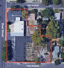 617 West St, Woodland, CA - aerial  map view