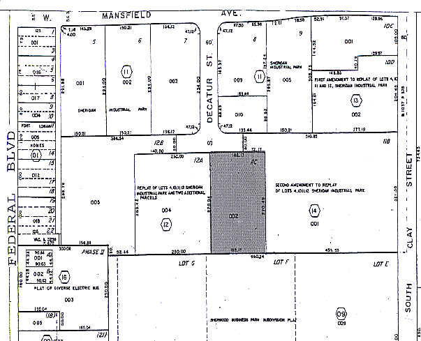 3970 S Decatur St, Englewood, CO for lease - Plat Map - Image 2 of 14