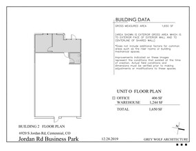 6920 S Jordan Rd, Englewood, CO for lease Site Plan- Image 1 of 1