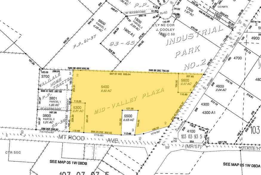 1561-1755 Mount Hood Ave, Woodburn, OR for lease - Plat Map - Image 3 of 12