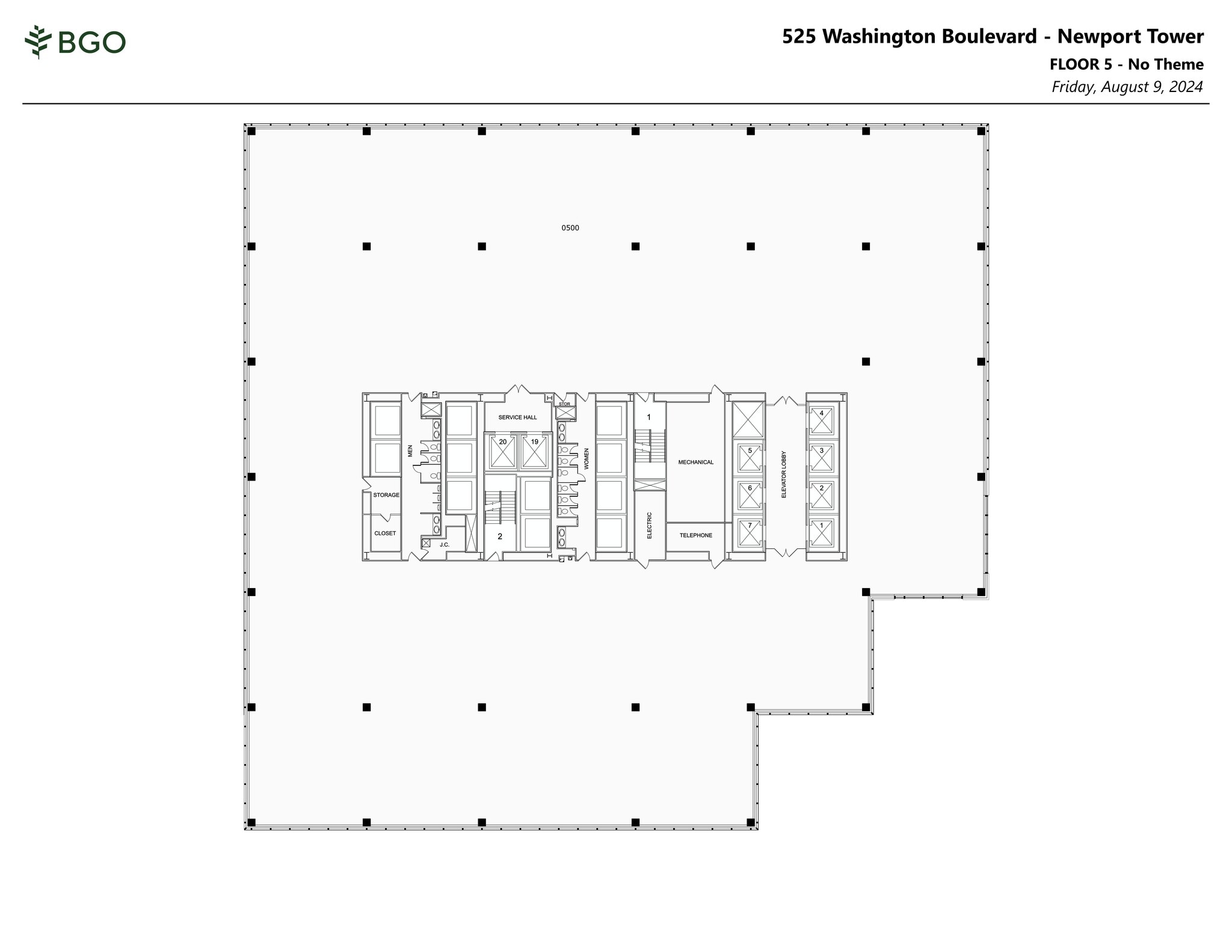 525 Washington Blvd, Jersey City, NJ for lease Site Plan- Image 1 of 1