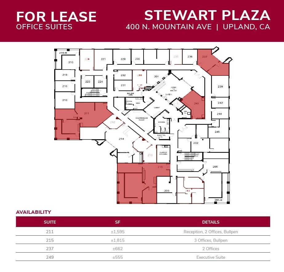 400 N Mountain Ave, Upland, CA for lease Floor Plan- Image 1 of 1
