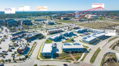 945 Stockton Dr, Allen, TX - AERIAL  map view - Image1