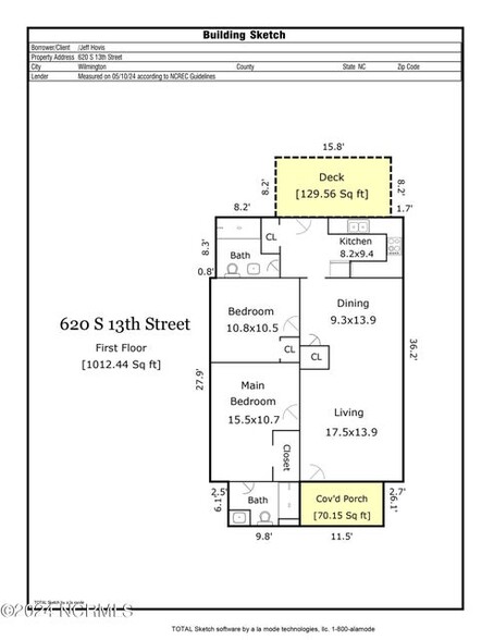 620 S 13th St, Wilmington, NC for sale - Floor Plan - Image 2 of 6