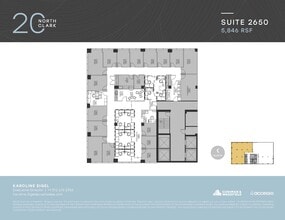 20 N Clark St, Chicago, IL for lease Floor Plan- Image 1 of 1