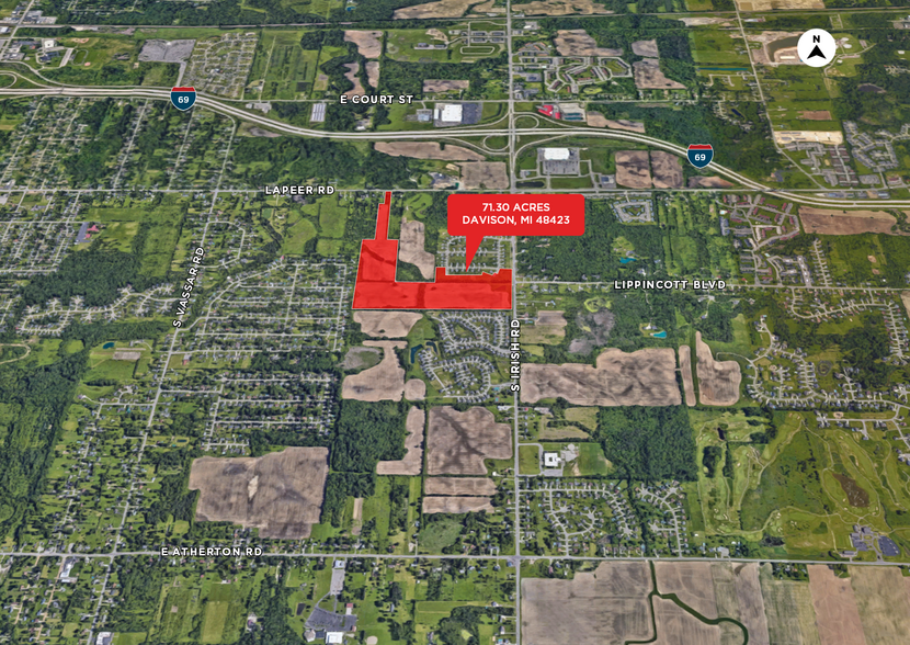 Irish And Lapeer Rd, Davison, MI for sale - Building Photo - Image 2 of 4