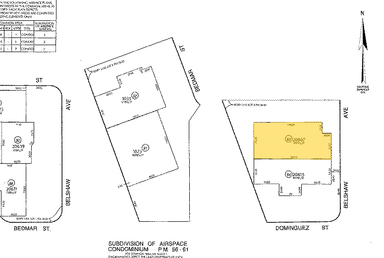 20807 Belshaw Ave, Carson, CA for sale - Plat Map - Image 2 of 5