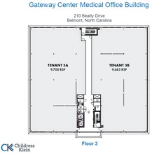 210 Beatty Dr, Belmont, NC for lease Floor Plan- Image 1 of 1