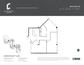 2850 E Camelback Rd, Phoenix, AZ for lease Floor Plan- Image 2 of 2