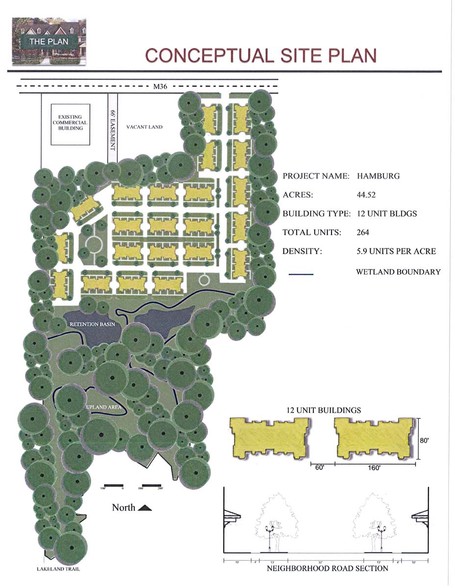 7012 E M-36, Whitmore Lake, MI for sale - Site Plan - Image 2 of 3