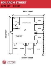 801 Arch St, Philadelphia, PA for lease Floor Plan- Image 1 of 1