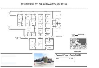 3110 SW 89th St, Oklahoma City, OK for lease Floor Plan- Image 1 of 1